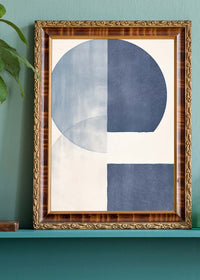 Boho Abstract Blue 3