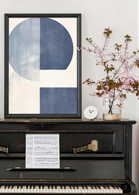 Boho Abstract Blue 3