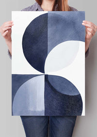Boho Abstract Blue 4