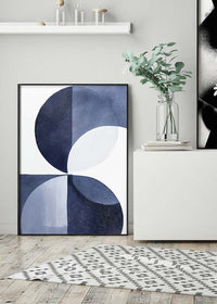 Boho Abstract Blue 4