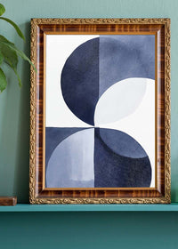 Boho Abstract Blue 4
