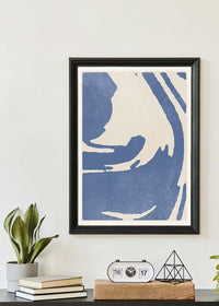 Abstract Swirls Blue 1