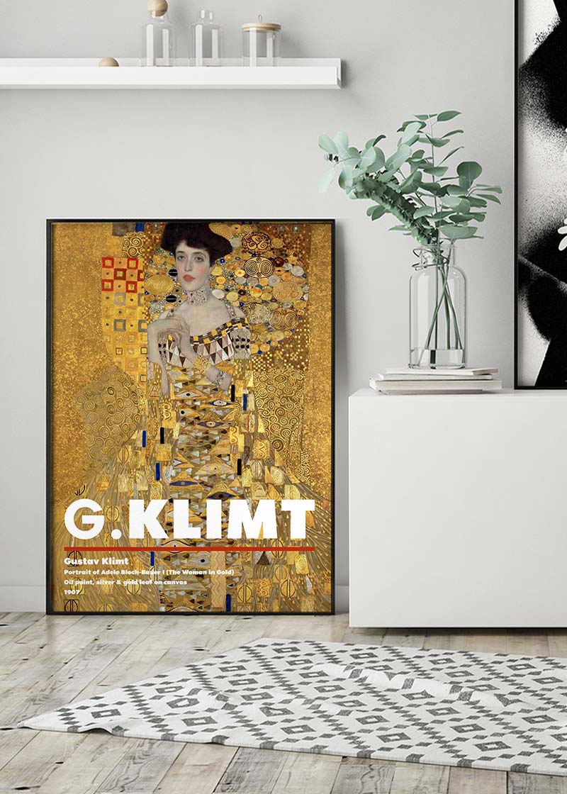 Gustav Klimt Portrait of Adele Artist Poster