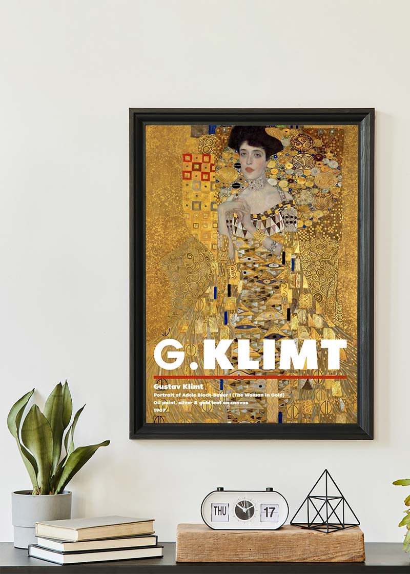 Gustav Klimt Portrait of Adele Artist Poster