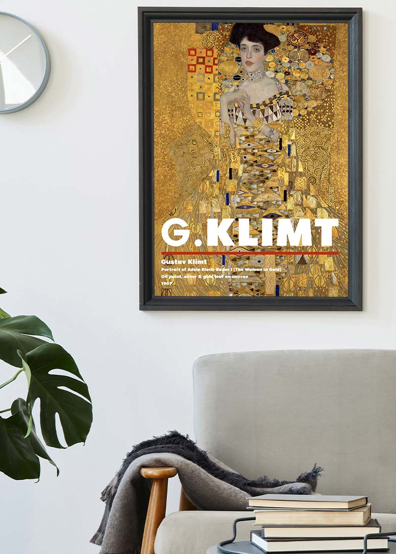 Gustav Klimt Portrait of Adele Artist Poster