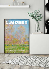 Claude Monet Sprintime Artist Poster
