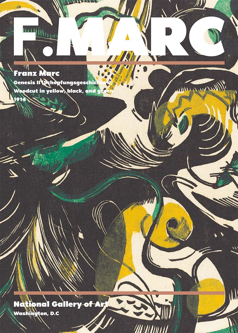 Franz Marc Genesis II Artist Poster