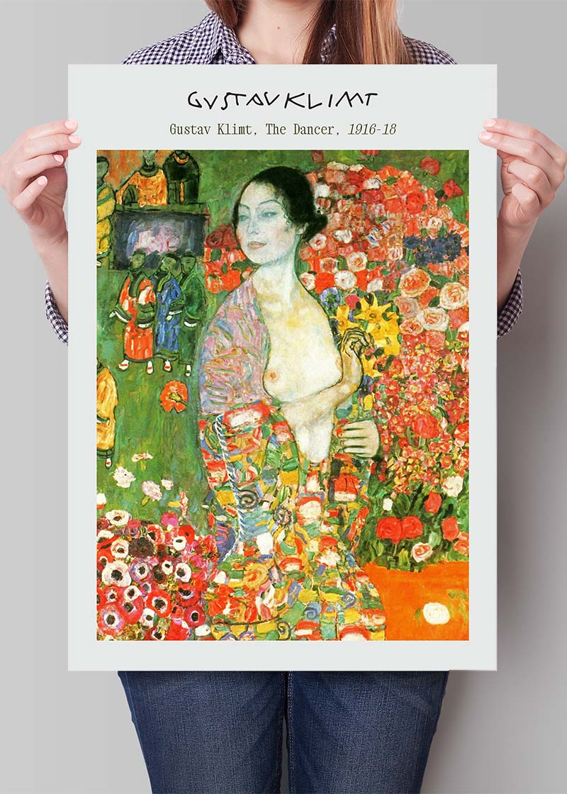 Gustav Klimt The Dancer Poster