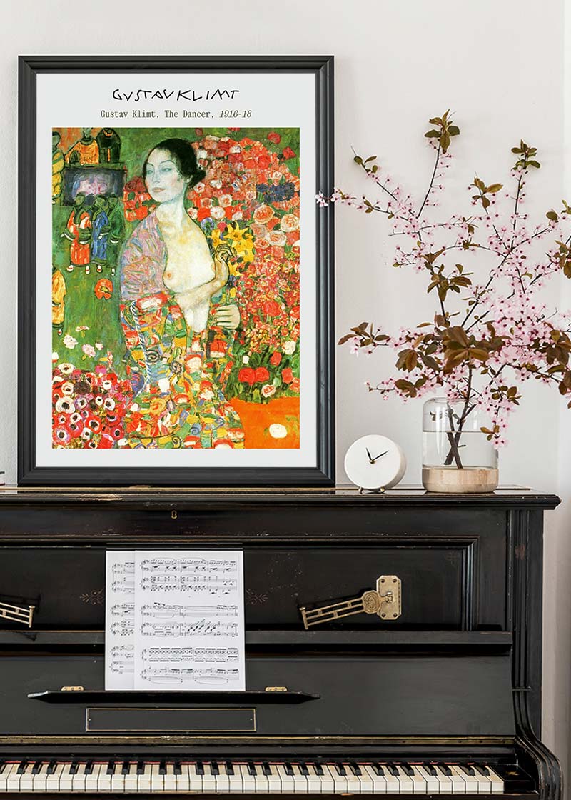 Gustav Klimt The Dancer Poster