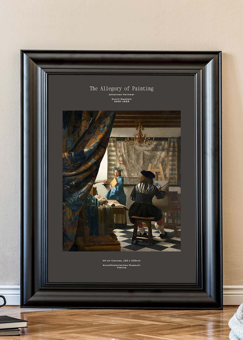 Johannes Vermeer The Allegory Of Painting Artist Poster