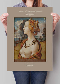 Piero di Cosimo Portrait Of Simonetta Vespucci Artist Poster