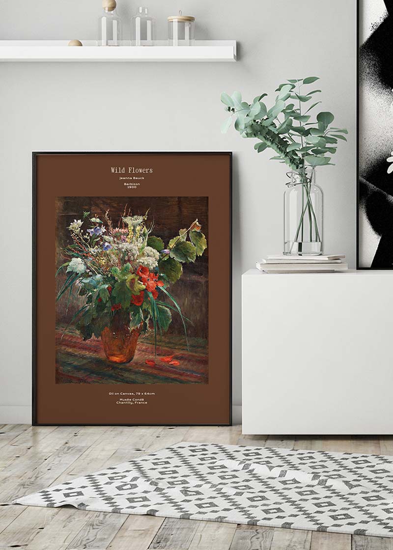 Jeanna Bauck Wild Flowers Poster