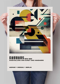 Bauhaus Geometric Shapes Print