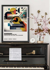 Bauhaus Geometric Shapes Print