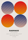 Bauhaus Circles Colour Print