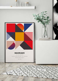 Bauhaus Geometric Art Into Industry Print