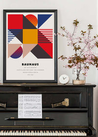 Bauhaus Geometric Art Into Industry Print