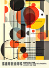 Bauhaus Industrial Geometric Shapes Print