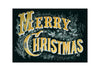 Gold Lettering Christmas Print