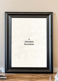 A Christmas Decoration Print