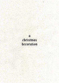 A Christmas Decoration Print