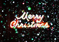 Merry Christmas Neon Sign Print