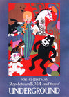Vintage Underground Christmas Poster