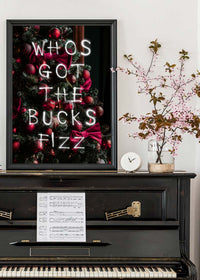 Whos Got The Bucks Fizz Spraypaint Print