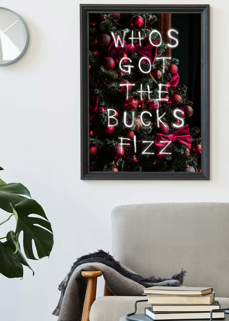 Whos Got The Bucks Fizz Spraypaint Print