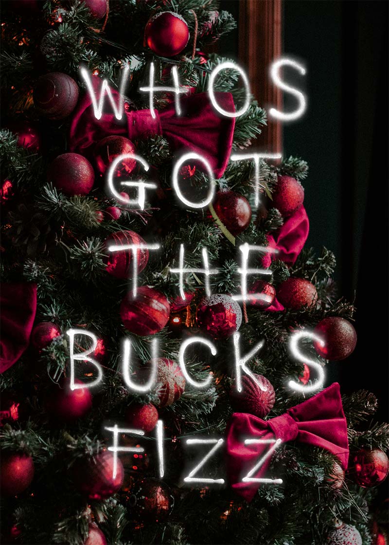 Whos Got The Bucks Fizz Spraypaint Print
