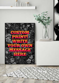 Custom Circus Letters Print
