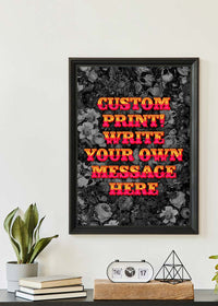 Custom Circus Letters Print
