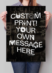 Custom Punk Style Letters Print