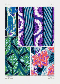 Emile-Alain Séguy Art Nouveau Pattern Print 001