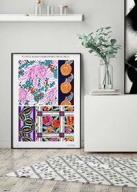 Emile-Alain Séguy Art Nouveau Pattern Print 004