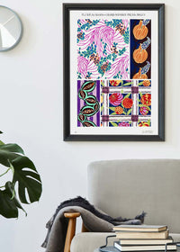 Emile-Alain Séguy Art Nouveau Pattern Print 004