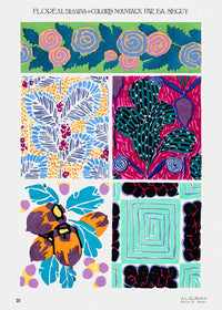 Emile-Alain Séguy Art Nouveau Pattern Print 005