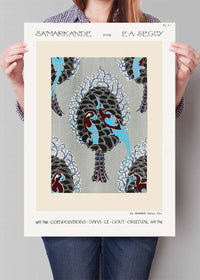 Emile-Alain Séguy Art Nouveau Pattern Print 006