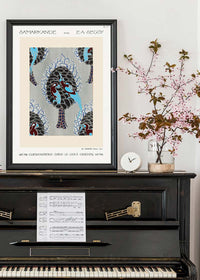 Emile-Alain Séguy Art Nouveau Pattern Print 006