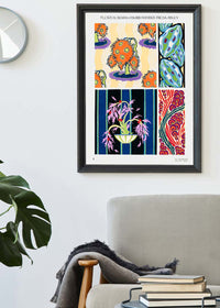 Emile-Alain Séguy Art Nouveau Pattern Print 007