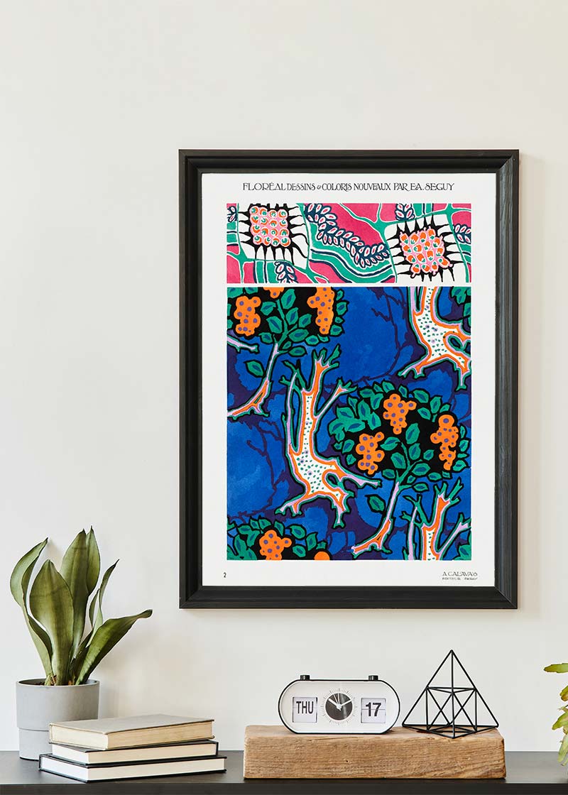 Emile-Alain Séguy Art Nouveau Pattern Print 012