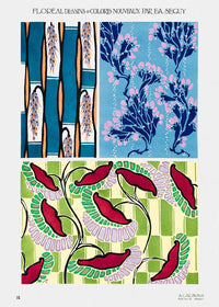 Emile-Alain Séguy Art Nouveau Pattern Print 015