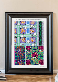 Emile-Alain Séguy Art Nouveau Pattern Print 016