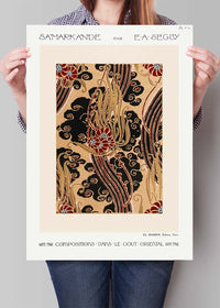 Emile-Alain Séguy Art Nouveau Pattern Print 017