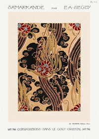 Emile-Alain Séguy Art Nouveau Pattern Print 017