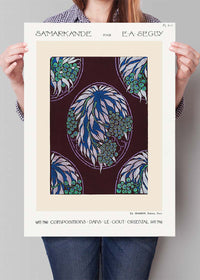 Emile-Alain Séguy Art Nouveau Pattern Print 018