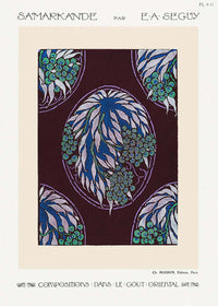 Emile-Alain Séguy Art Nouveau Pattern Print 018