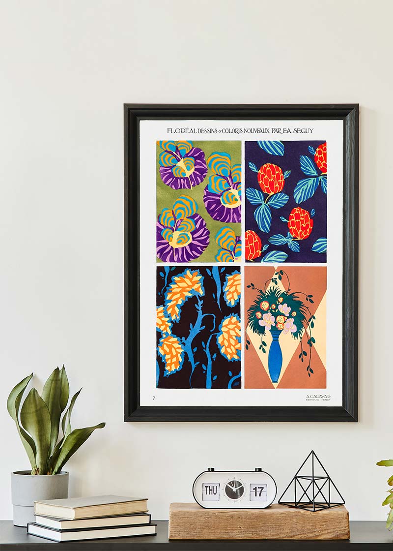 Emile-Alain Séguy Art Nouveau Pattern Print 021