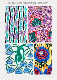 Emile-Alain Séguy Art Nouveau Pattern Print 022
