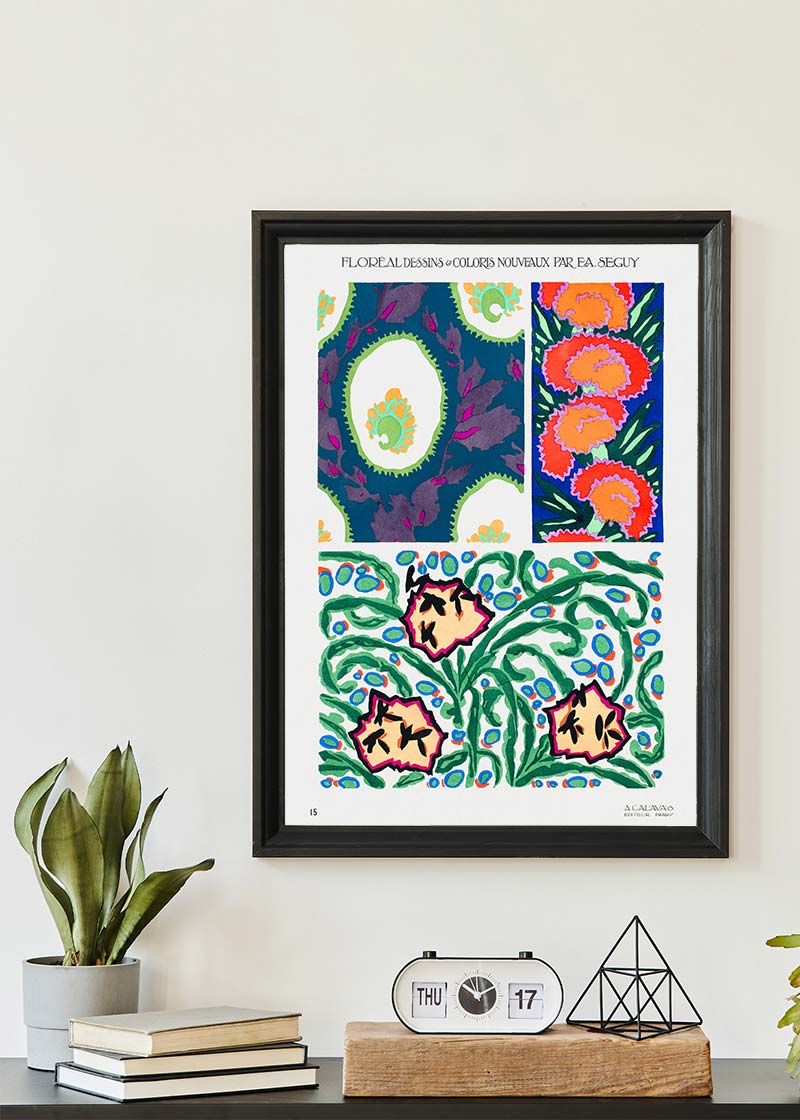 Emile-Alain Séguy Art Nouveau Pattern Print 023